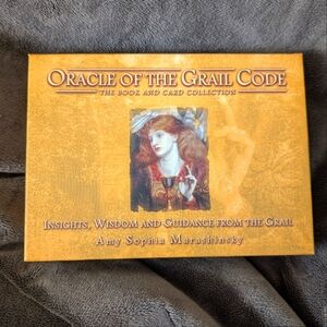 Oracle of the Grail Code tarot cards book